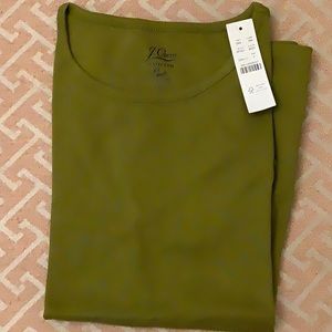 J.Crew S/S Perfect Fit t-shirt in Mossy Green Size S NWT